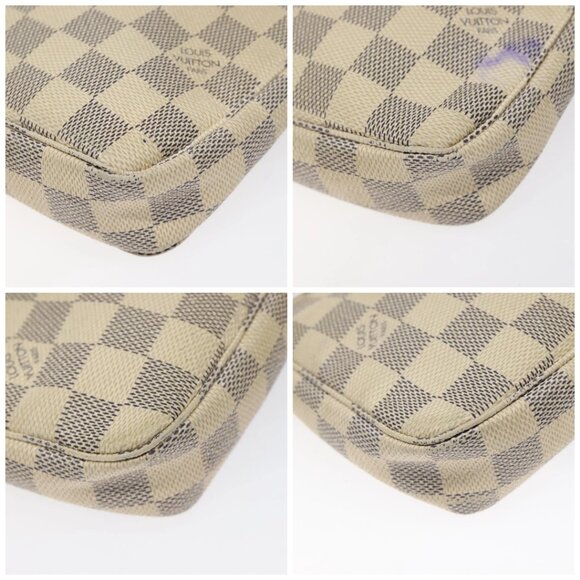 LOUIS VUITTON Damier Azur Pochette Accessoires Pouch - Picture 16 of 16